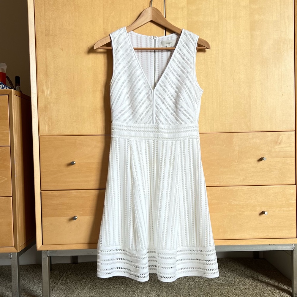 J. Crew Eyelet Fit and Flare Dress 2